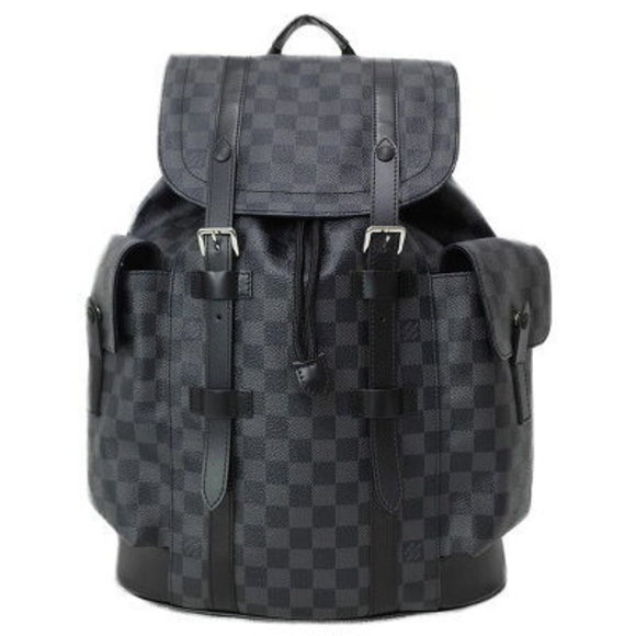 Louis Vuitton Damier Graphite Black Christopher Backpack - Picture 1 of 5